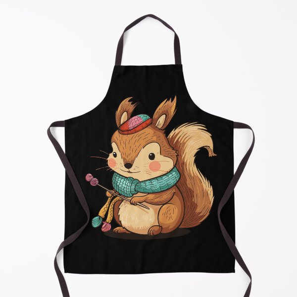 Item preview, Knitting squirrel designed and sold by Heneket.