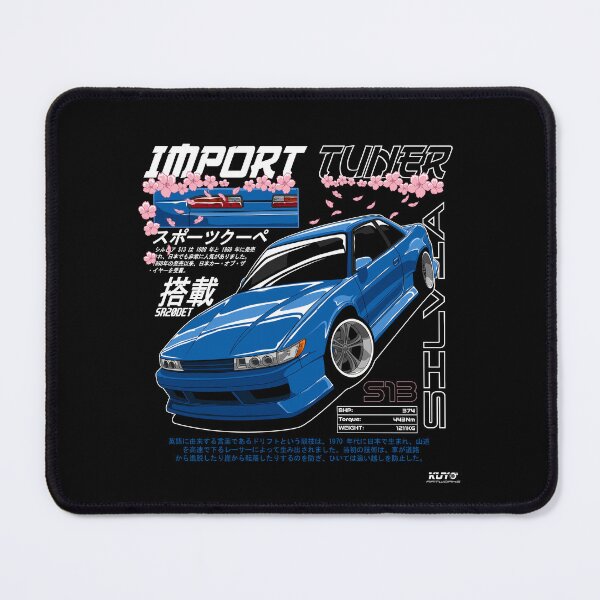 Item preview, Import Tuner S13 Blue designed and sold by kuyoart.