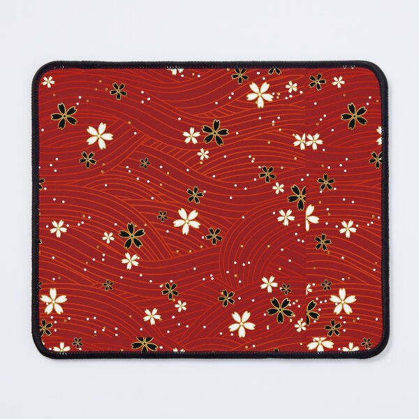 Item preview, Red Sindhi Ajrak inspired cultural pattern designed and sold by TheNatureTalent.