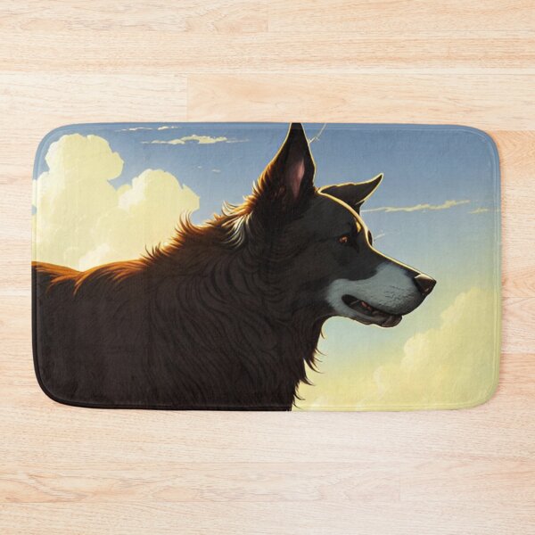 Item preview, dog, black, animal, domestic, friend designed and sold by DonnaBlankaArt.
