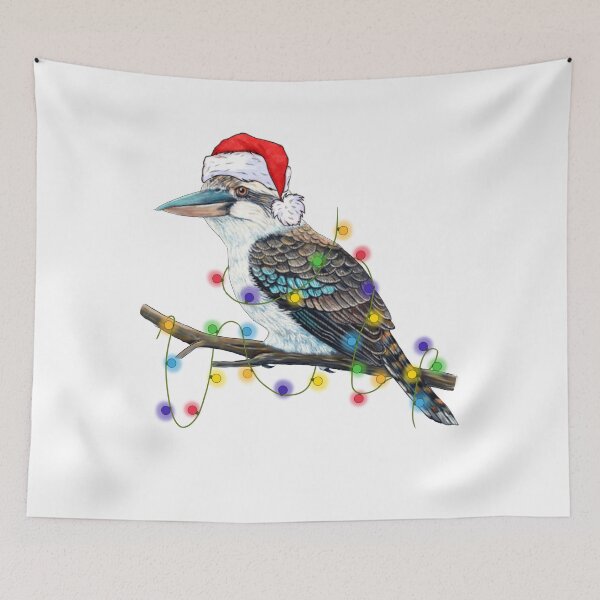 Item preview,  Extra festive kookaburras - Xmas kookaburra Christmas Australia Men Woman kids  designed and sold by Taylor  ART.