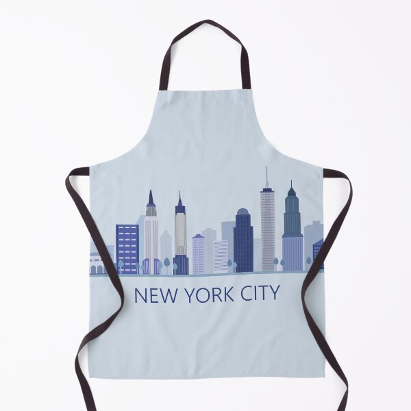 Item preview, Vector Illustration of New York City Skyline in Blue Tones designed and sold by 19Beauty.