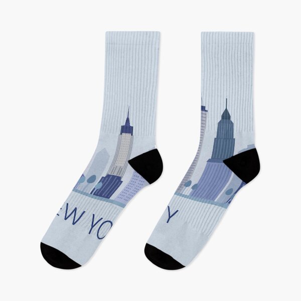 Item preview, Vector Illustration of New York City Skyline in Blue Tones designed and sold by 19Beauty.