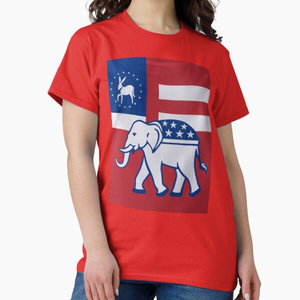 Item preview, “Political Parties Flag Design - Democrat and Republican Symbolism” designed and sold by merve02shop.