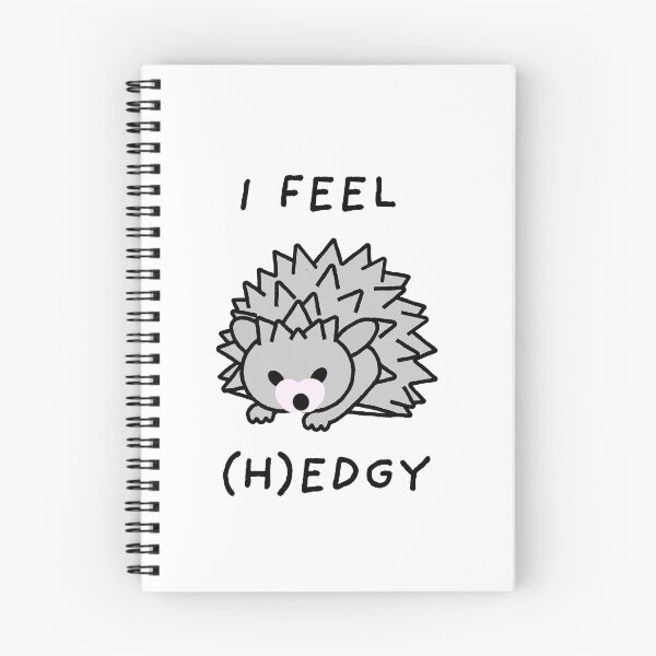 Artikelvorschau, Igel-Illustration - Ich fühle mich (H)edgy entworfen und verkauft von OG-Graphics.