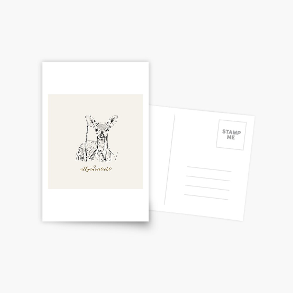 Artikel-Vorschau von Postkarte, designt und verkauft von allgaeuverliebt.