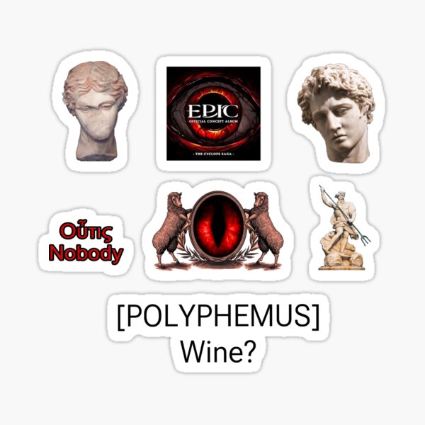 Item preview, Epic the musical The Cyclops saga pack designed and sold by utopianmyricae.
