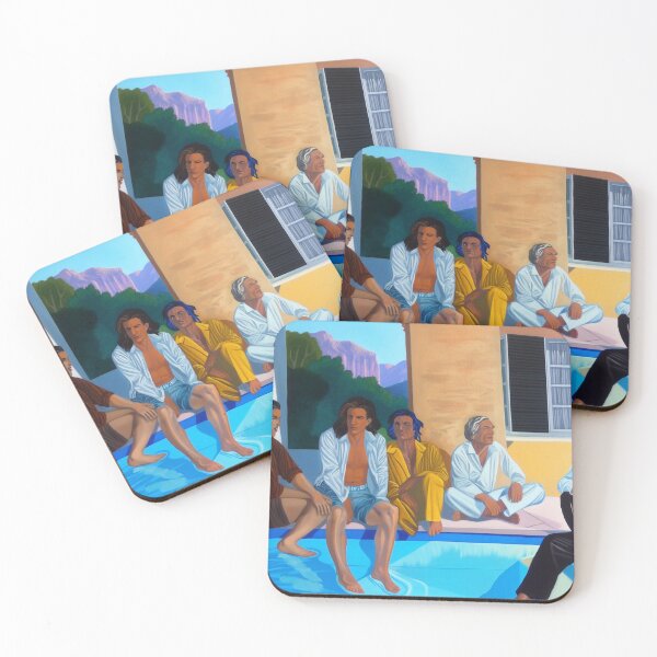 Item preview, friends by the pool designed and sold by PricklyPeanut.