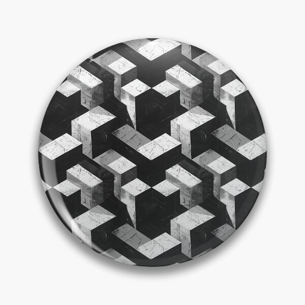Item preview, Black and White Block Pattern designed and sold by purelypatterns.