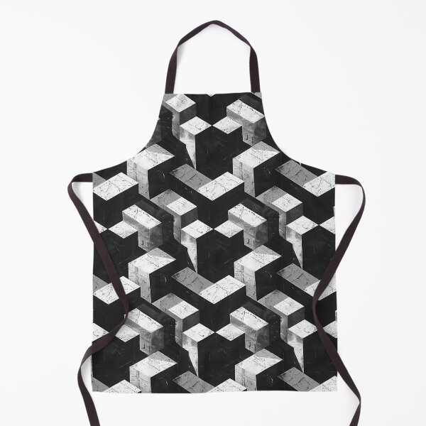 Item preview, Black and White Block Pattern designed and sold by purelypatterns.