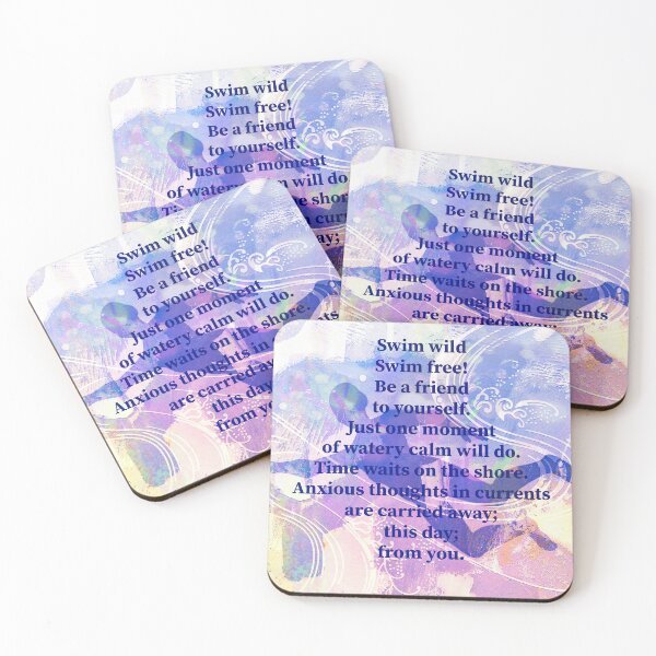 Item preview, Water  Lovers Poem by Jenny Meehan  designed and sold by Jenny Meehan Art Prints and Patterns  .