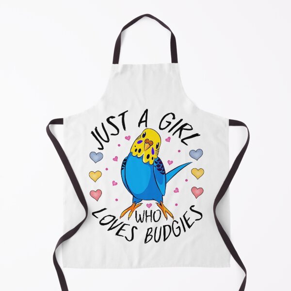 Item preview, Just a Girl Who Loves Budgies , Blue Budgie designed and sold by MoSaid.