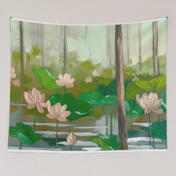 Item preview, lotus pond designed and sold by PricklyPeanut.
