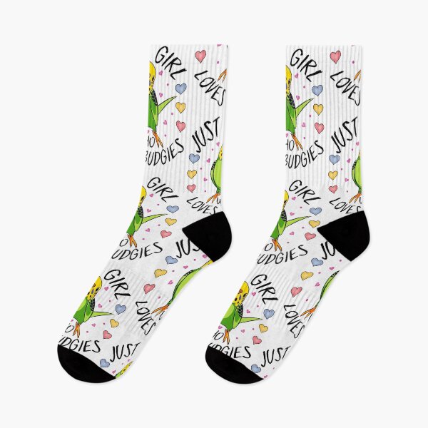 Item preview, Just a Girl Who Loves Budgies , Green Budgie designed and sold by MoSaid.