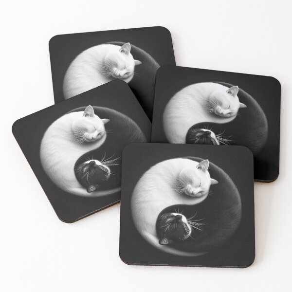 Item preview, Cat Yin Yang 5 designed and sold by Sybille-Yates.