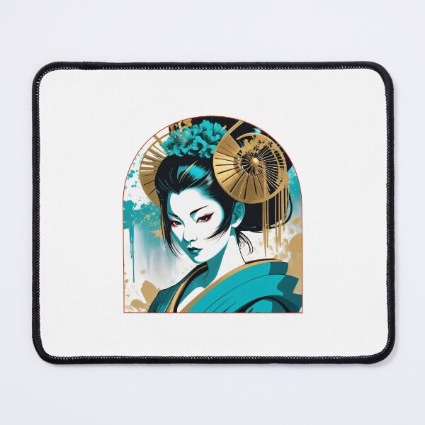 Item preview, Artistic Geisha Portrait designed and sold by Mechanical-Artt.