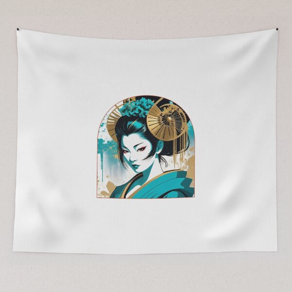 Item preview, Artistic Geisha Portrait designed and sold by Mechanical-Artt.