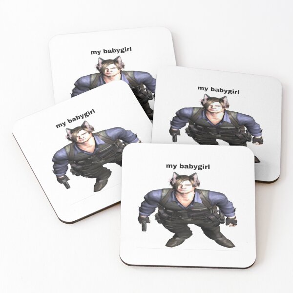 Item preview, RE6 Leon S Kennedy Baby Girl Cat Man  designed and sold by Neesu.