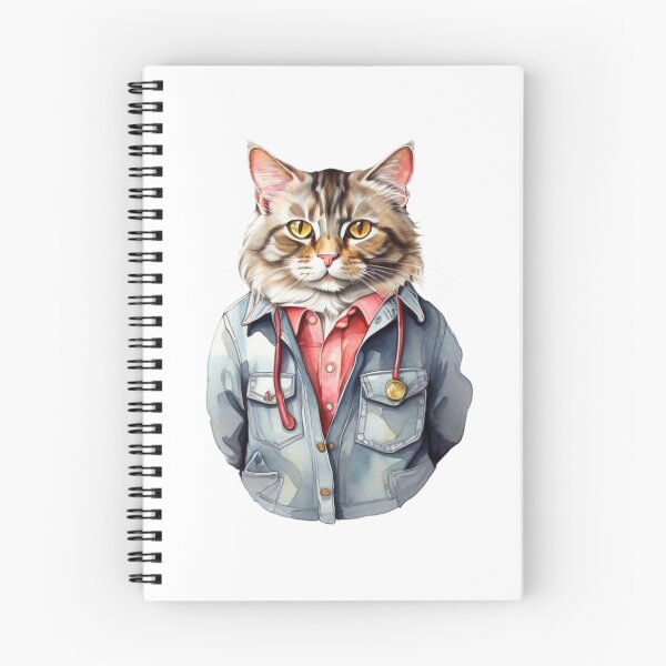 Item preview, Cat doctor/nurse in shirt and jacket, pocket format watercolor designed and sold by PixelPizzazz.