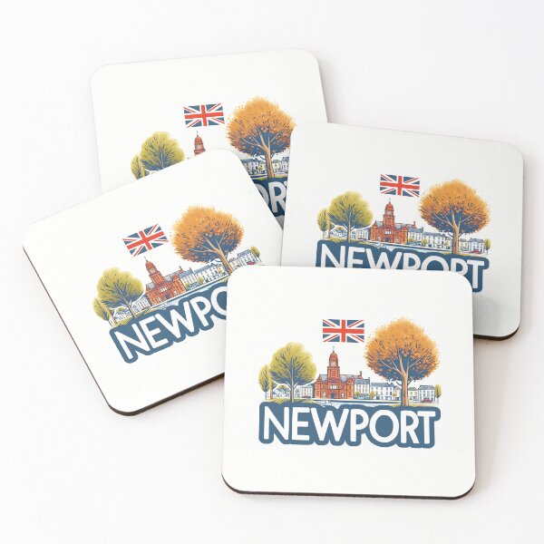 Aperçu de l'œuvre Newport Pays de Galles Royaume-Uni créée et vendue par WanderlustCoCo.