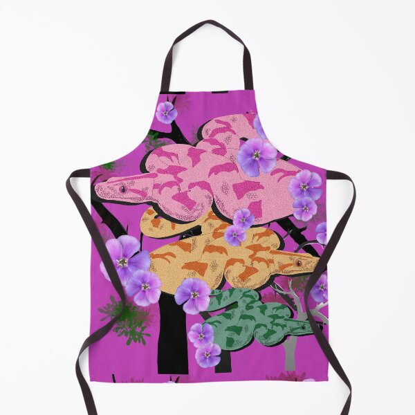 Item preview, Three colourful snakes with flowers designed and sold by LynseysArtShop.