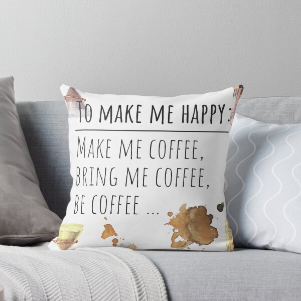 Item preview, Funny design for Coffee fanatics, happiness through coffee designed and sold by PixelPizzazz.
