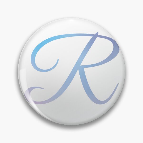 Item preview, R letter in pastel watercolor sticker designed and sold by AmyJStickers.