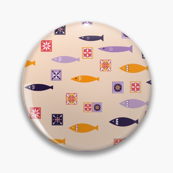 Item preview, Funny sardines pattern designed and sold by ElizabethCoelho.
