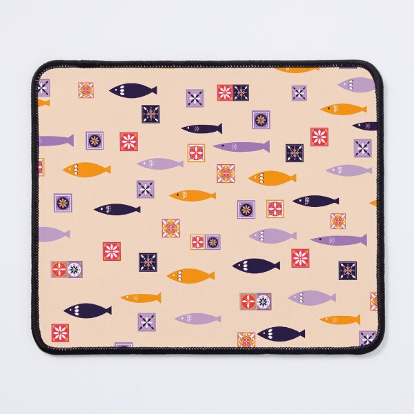 Item preview, Funny sardines pattern designed and sold by ElizabethCoelho.