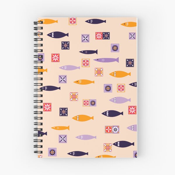 Item preview, Funny sardines pattern designed and sold by ElizabethCoelho.