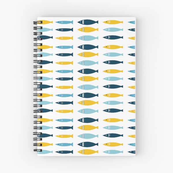 Item preview, Fun pattern of colorful sardines designed and sold by ElizabethCoelho.