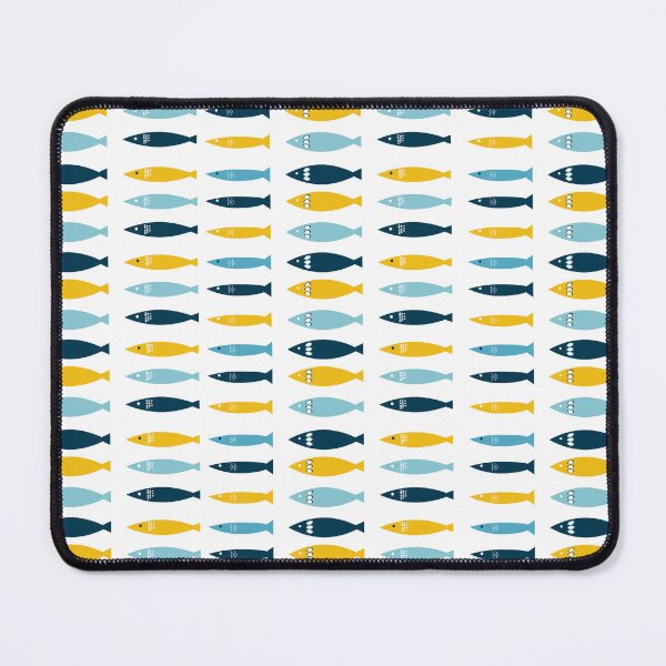 Item preview, Fun pattern of colorful sardines designed and sold by ElizabethCoelho.