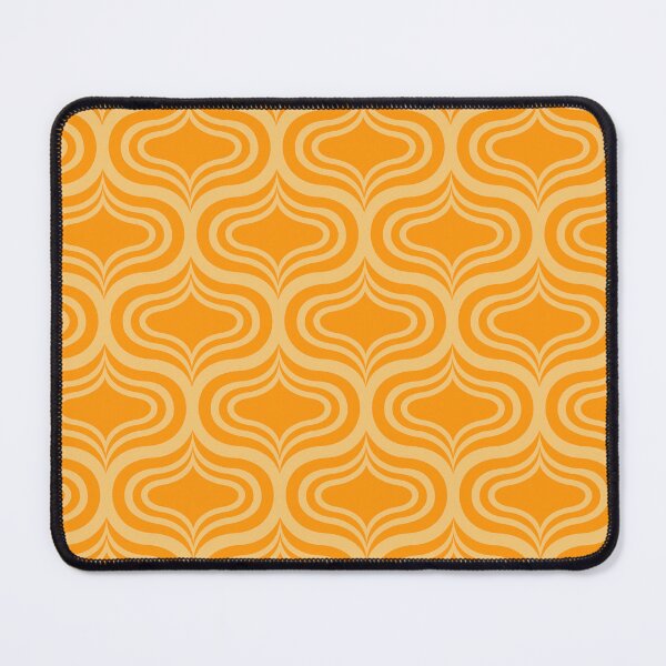 Item preview, Retro Yellow Swirly Pattern designed and sold by SJ-Merch.