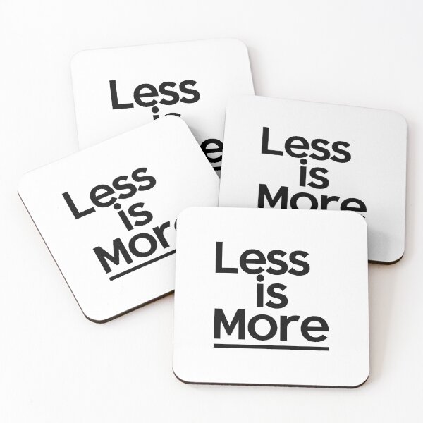 Item preview, Less Is More designed and sold by DabrowskiDesign.
