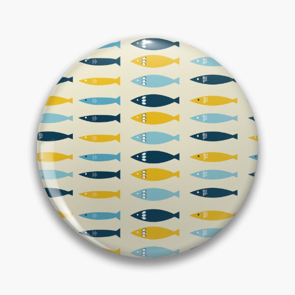 Item preview, Fun beige sardines pattern  designed and sold by ElizabethCoelho.