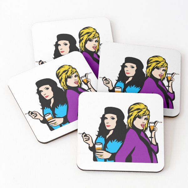 Item preview, Patsy Stone and Edina Monsoon Pop Art Drawing designed and sold by Henrylizarraga.