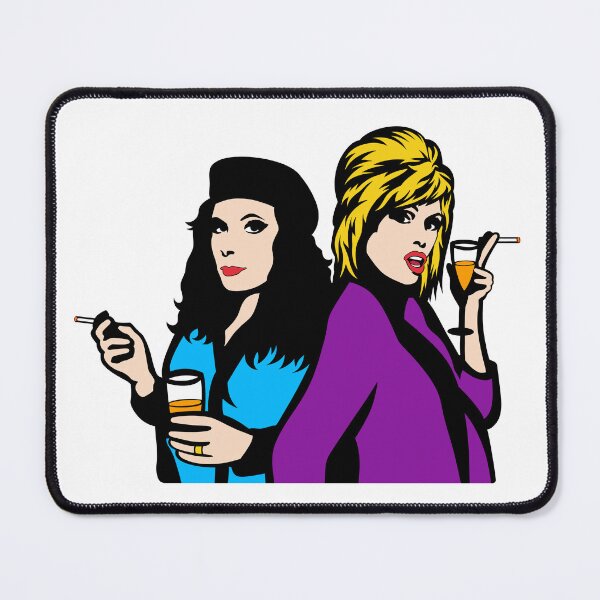 Item preview, Patsy Stone and Edina Monsoon Pop Art Drawing designed and sold by Henrylizarraga.