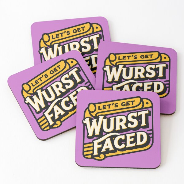 Item preview, Let's Get Wurst Faced designed and sold by WurstTees.