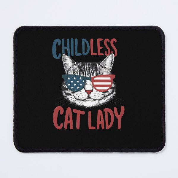 Item preview, Childless Cat Lady 2024 Kamala Harris designed and sold by TahfahTk.