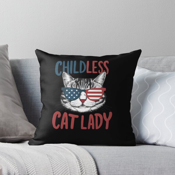 Item preview, Childless Cat Lady 2024 Kamala Harris designed and sold by TahfahTk.