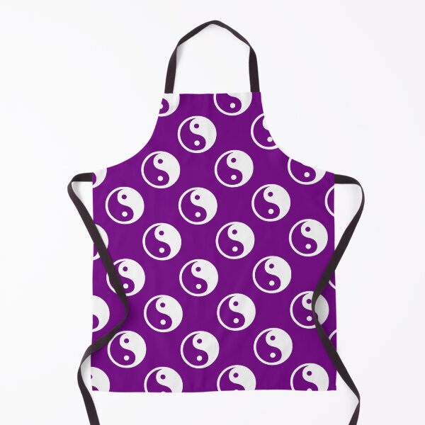 Item preview, Púrpura Blanco Yinyang designed and sold by PatternTitan.