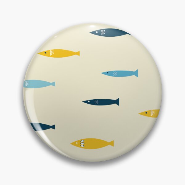Item preview, Funny sardines pattern designed and sold by ElizabethCoelho.