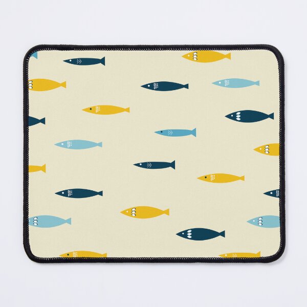 Item preview, Funny sardines pattern designed and sold by ElizabethCoelho.
