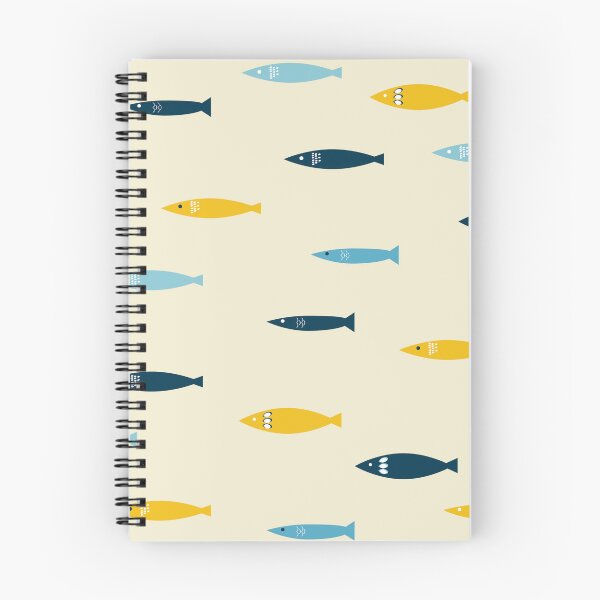 Item preview, Funny sardines pattern designed and sold by ElizabethCoelho.