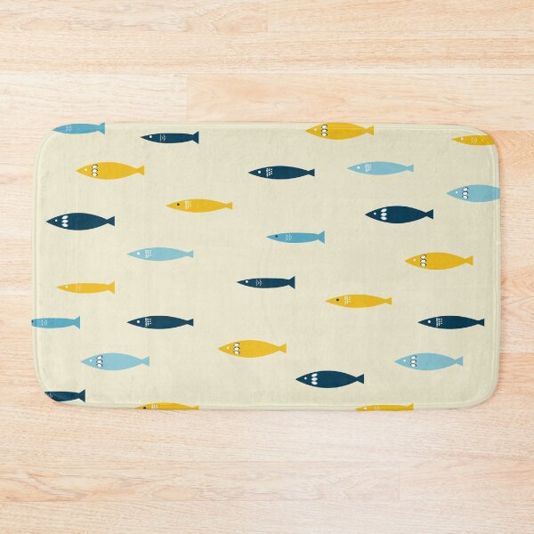 Item preview, Funny sardines pattern designed and sold by ElizabethCoelho.