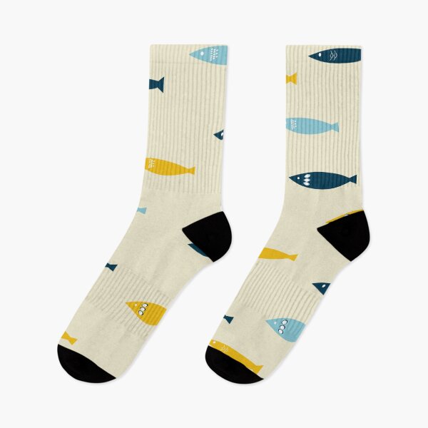 Item preview, Funny sardines pattern designed and sold by ElizabethCoelho.