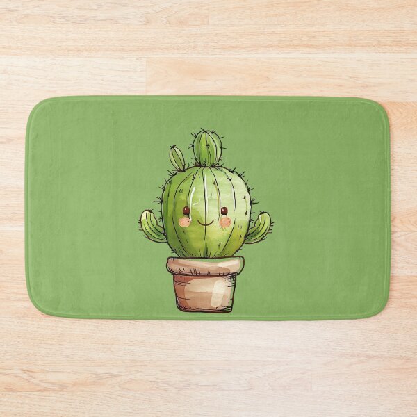 Item preview, Happy cute cactus in a pot designed and sold by WIKKI-White.