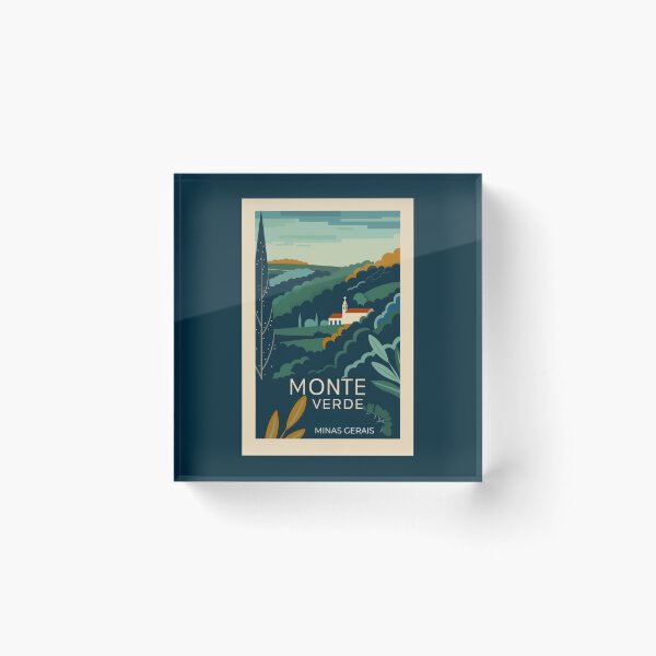 Item preview, A Vintage Travel Illustration of Monte Verde - Minas Gerais - Brazil  designed and sold by GoodOldVintage.