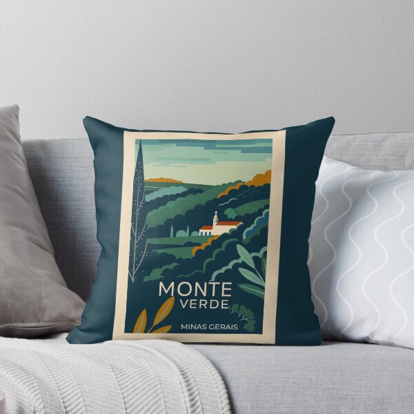 Item preview, A Vintage Travel Illustration of Monte Verde - Minas Gerais - Brazil  designed and sold by GoodOldVintage.