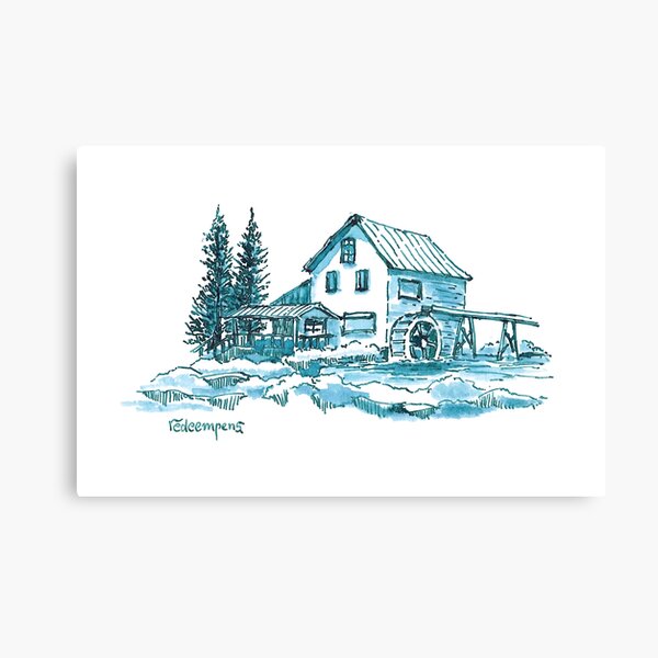 Item preview, The Water Mill designed and sold by redeempens.